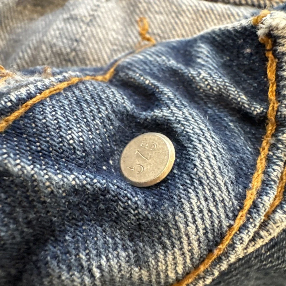 Vintage Levis 506 Jeans Mens 31 x 34 Denim‎ Relaxed Fit Straight Leg Orange Tab